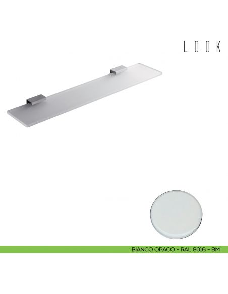 Mensola Colombo Design Look 60 cm bianco