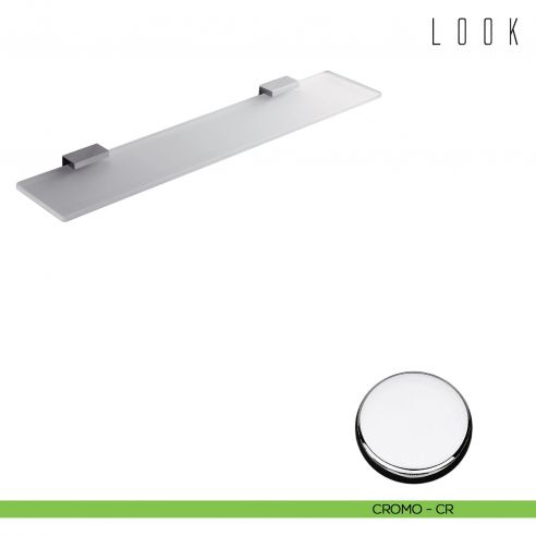 Mensola Colombo Design Look 60 cm cromo