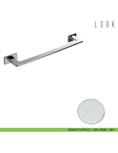Porta salvietta Colombo Design Look 42 cm bianco opaco