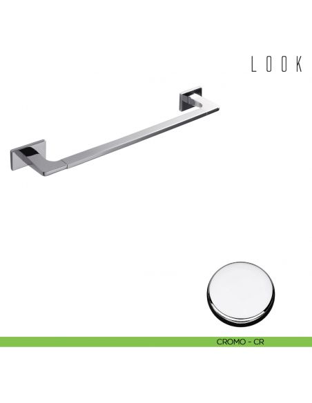 Porta salvietta Colombo Design Look 42 cm cromo