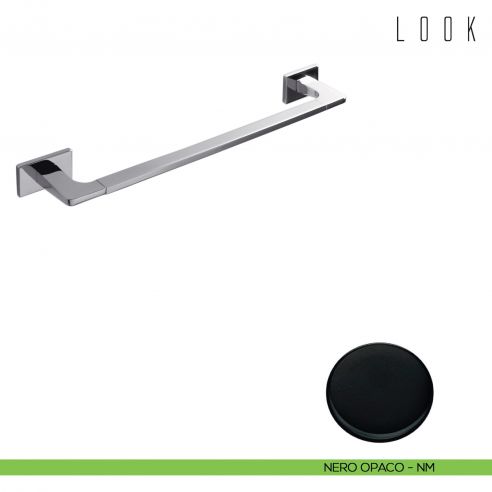 Porta salvietta Colombo Design Look 57 cm nero opaco