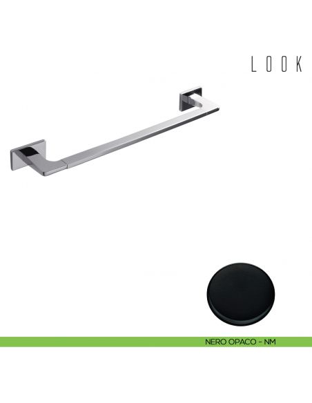 Porta salvietta Colombo Design Look 57 cm nero opaco