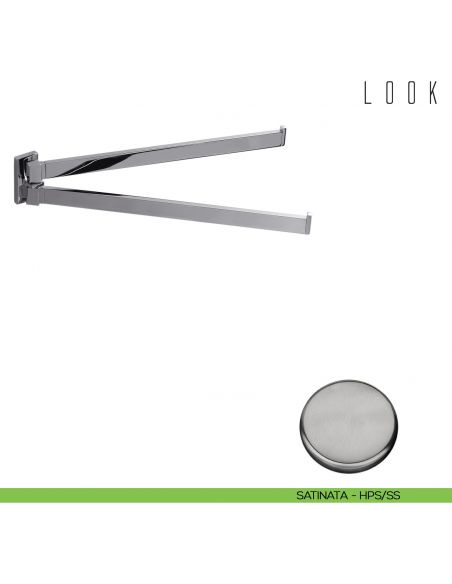 Porta salvietta doppio a snodo Colombo Design Look HPS-SS