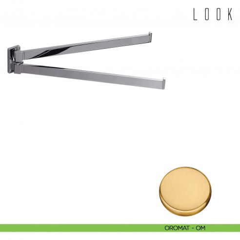 Porta salvietta doppio a snodo Colombo Design Look OROMAT