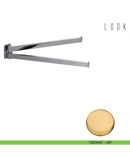 Porta salvietta doppio a snodo Colombo Design Look OROMAT