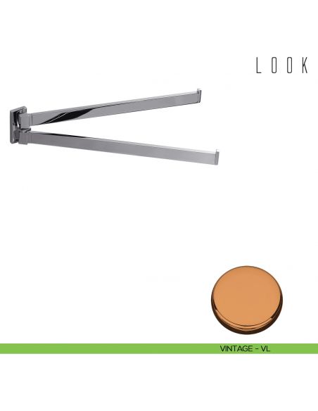 Porta salvietta doppio a snodo Colombo Design Look VINTAGE