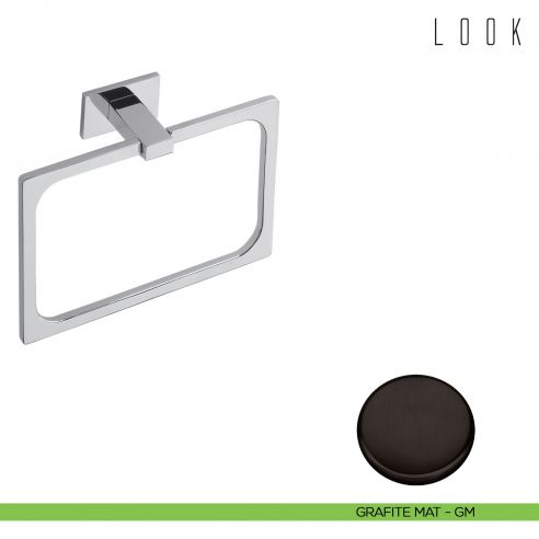 Porta salvietta ad anello Colombo Design Look GRAFITE MAT