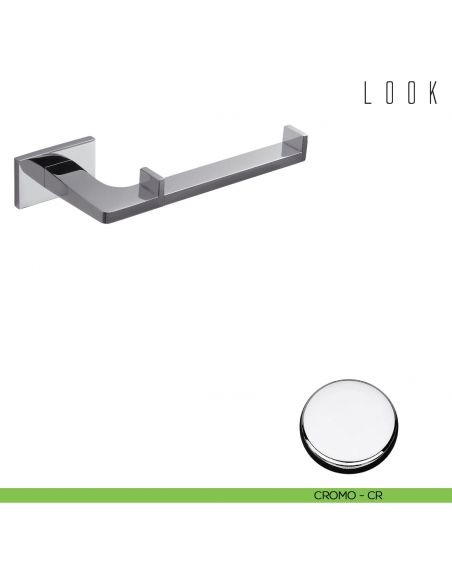 Porta Rotolo Colombo Design Look cromo