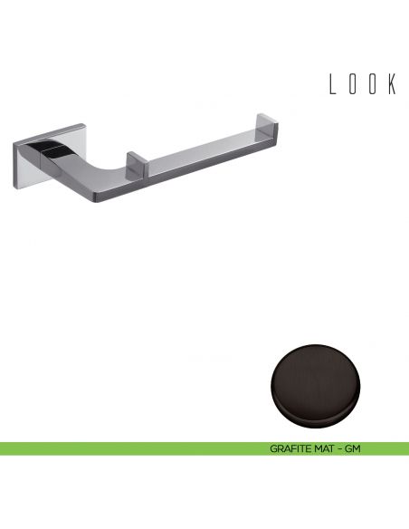 Porta Rotolo Colombo Design Look GRAFITE 
MAT