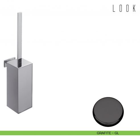 Porta scopino sospeso Colombo Design Look grafite