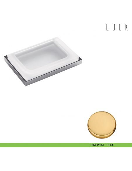 Porta sapone da appoggio Colombo Design Look oromat