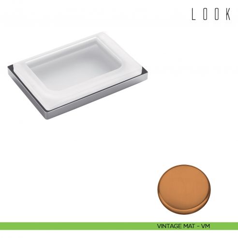 Porta sapone da appoggio Colombo Design Look vintage mat