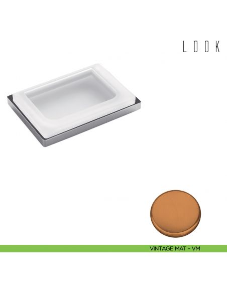 Porta sapone da appoggio Colombo Design Look vintage mat