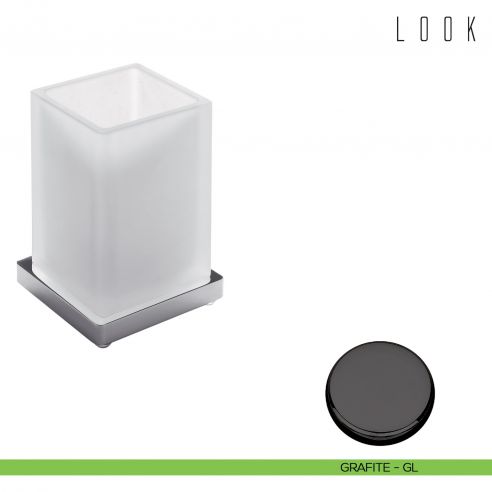 Porta bicchiere da appoggio Colombo Design Look GRAFITE