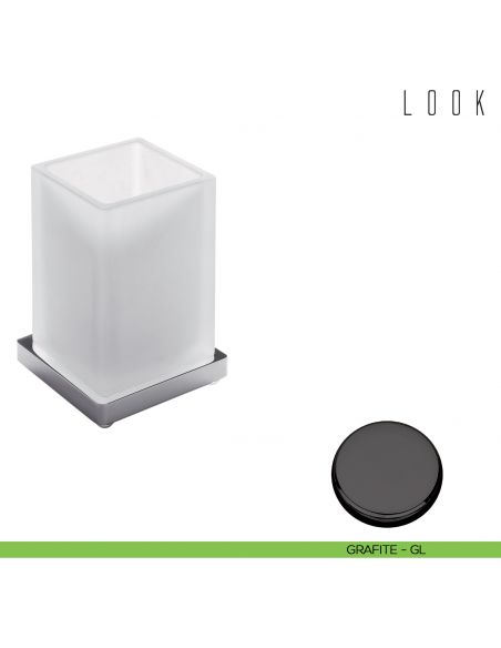 Porta bicchiere da appoggio Colombo Design Look GRAFITE