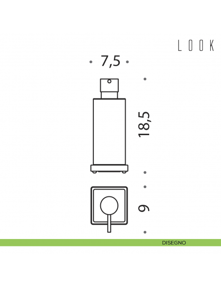 Spandisapone da appoggio Colombo Design Look disegno