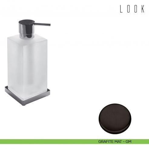 Spandisapone da appoggio Colombo Design Look grafite mat