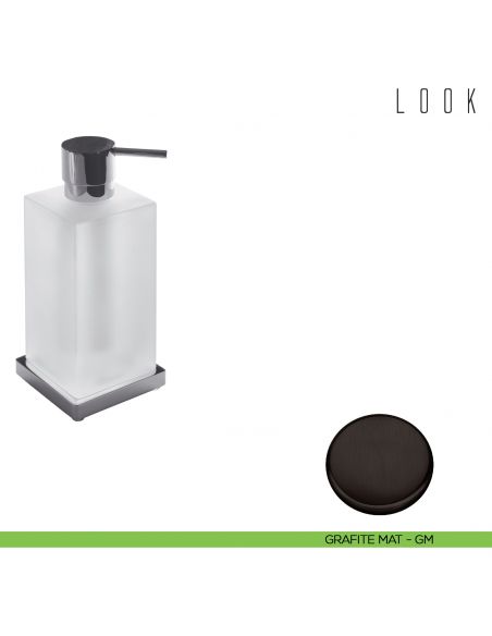 Spandisapone da appoggio Colombo Design Look grafite mat