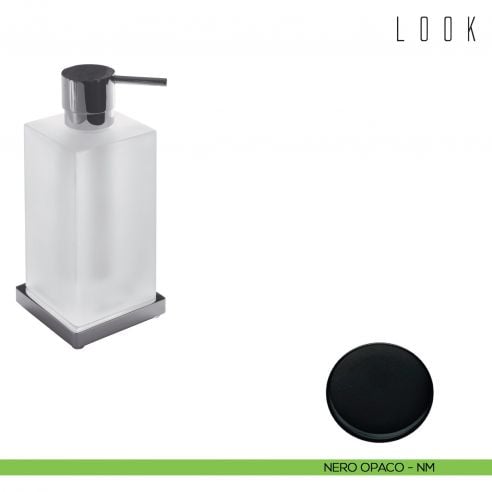 Spandisapone da appoggio Colombo Design Look nero opaco