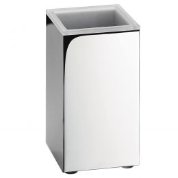 Porta bicchiere da appoggio in ottone cromato Colombo Design Look