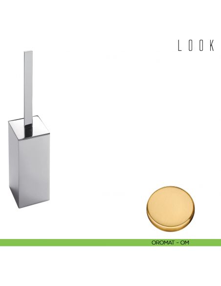 Porta scopino da appoggio Colombo Design serie Look OROMAT