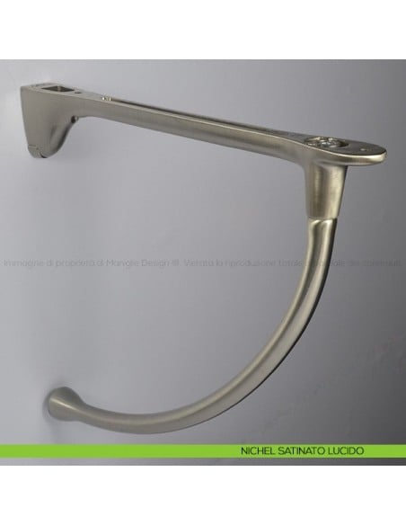 Reggimensola per legno Confalonieri MS01220 nichel satinato lucido