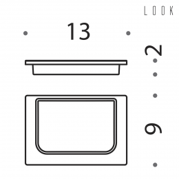 Porta sapone Colombo Design Look B1651