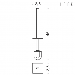 Manico con ciuffo Colombo Design Look B1668
