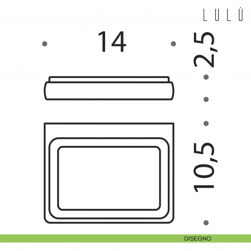 Porta sapone Colombo Design Lulù disegno