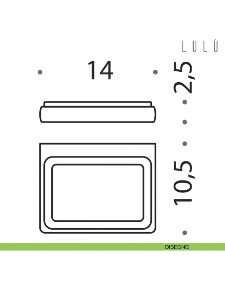 Porta sapone Colombo Design Lulù disegno