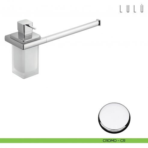 Spandisapone e porta salvietta per bidet Colombo Design Lulù cromo