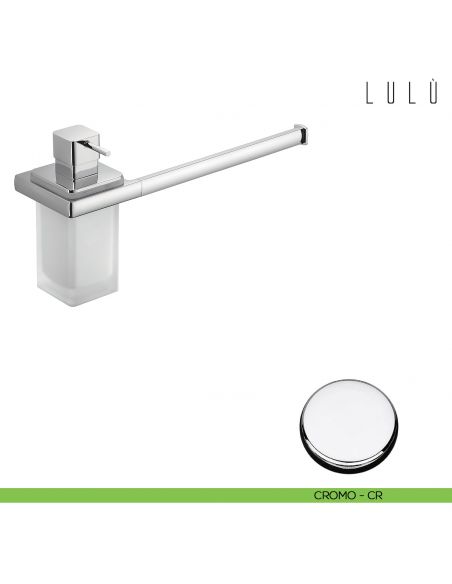Spandisapone e porta salvietta per bidet Colombo Design Lulù cromo