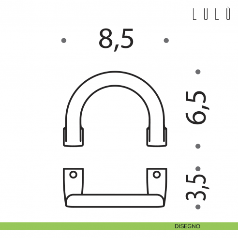 Portabito Colombo Design Lulù disegno