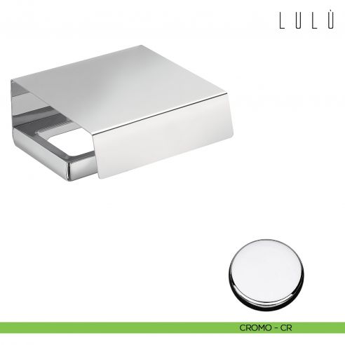 Porta rotolo coperto Colombo Design Lulù cromo