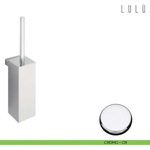 Porta scopino sospeso Colombo Design Lulù cromo