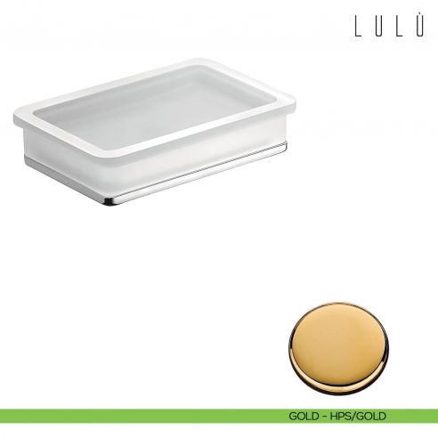 Porta sapone da appoggio Colombo Design Lulù HPS gold