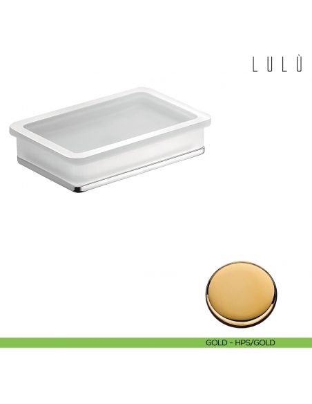 Porta sapone da appoggio Colombo Design Lulù HPS gold