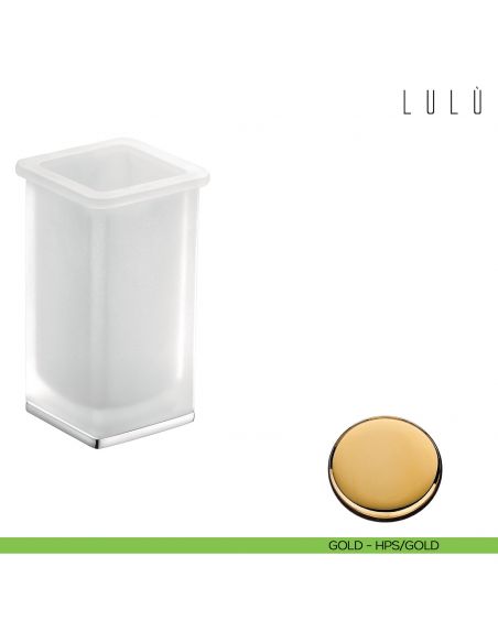 Porta bicchiere da appoggio Colombo Design Lulù HPS gold