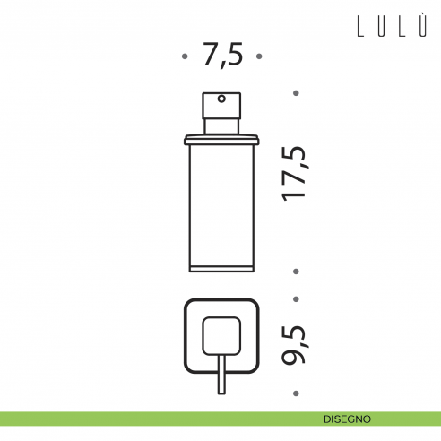 Spandisapone da appoggio Colombo Design Lulù disegno