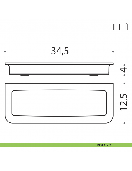 Porta spugna da appoggio Colombo Design Lulù disegno