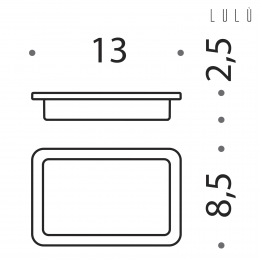 Porta sapone Colombo Design Lulù B6251