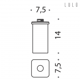 Contenitore per spandisapone Colombo Design Lulù B9365