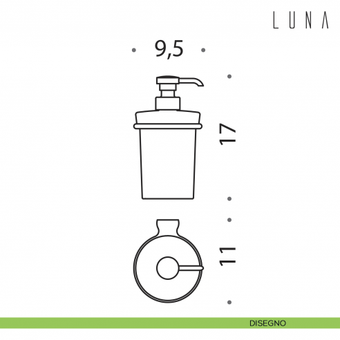 Spandisapone Colombo Design Luna disegno