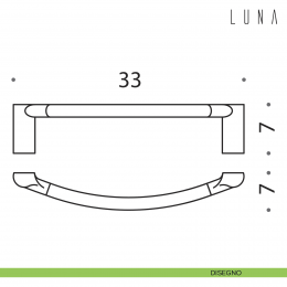 Porta salvietta Colombo Design Luna 33 cm 2