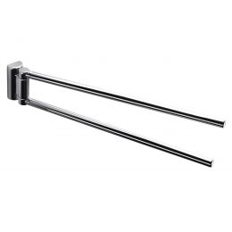 Porta salvietta doppio a snodo Colombo Design Luna 40 cm