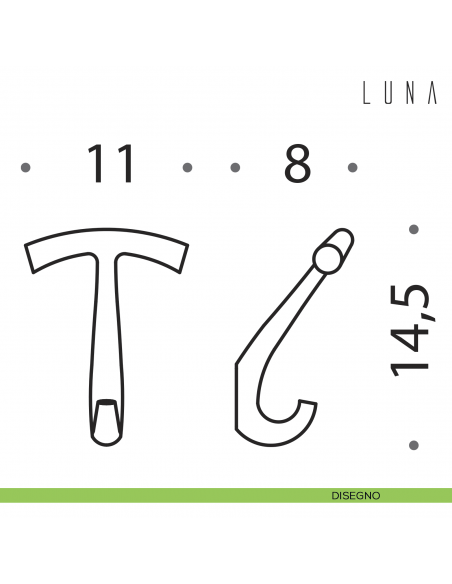 Portabito Colombo Design Luna disegno