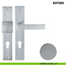 Kit maniglia con pomolo su placca per hotel Comit KHT001 2
