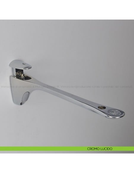Reggimensola per vetro e legno Confalonieri MS01222 cromo lucido