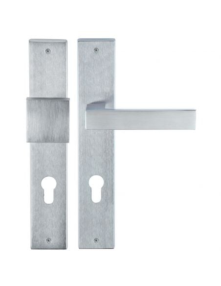 Kit maniglia con pomolo su placca per hotel Comit KHT001