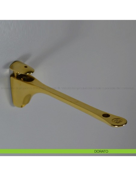 Reggimensola per vetro e legno Confalonieri MS01222 dorato